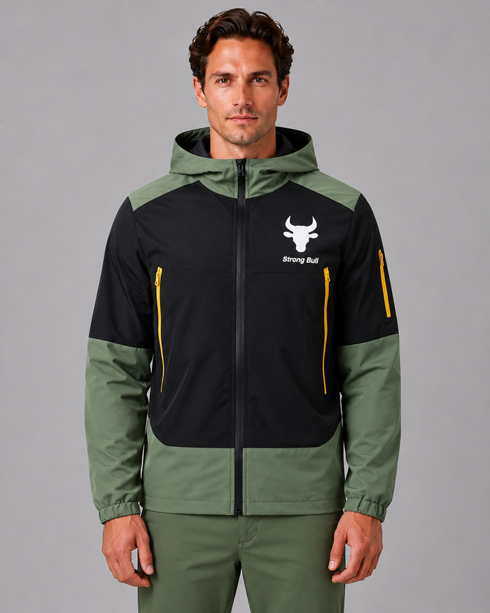Waterproof Long Coat with Hood