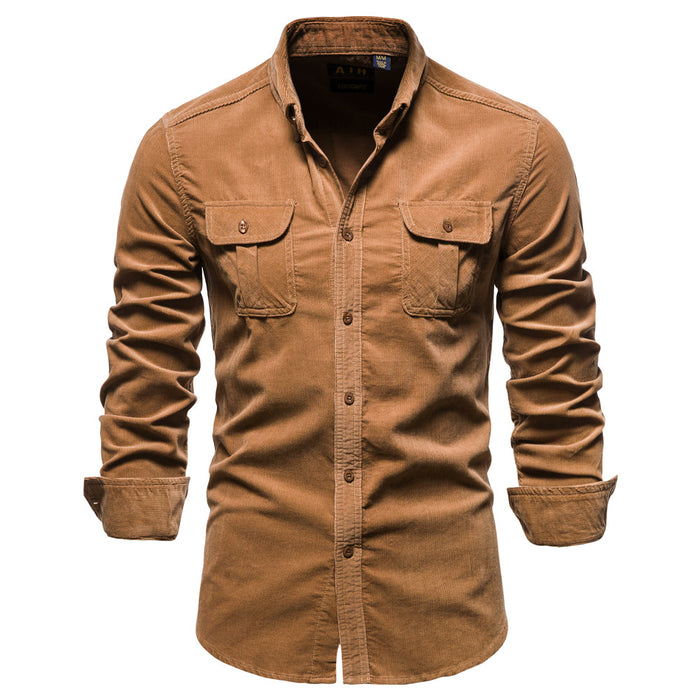 Men's Slim Fit Long Sleeve Shirt