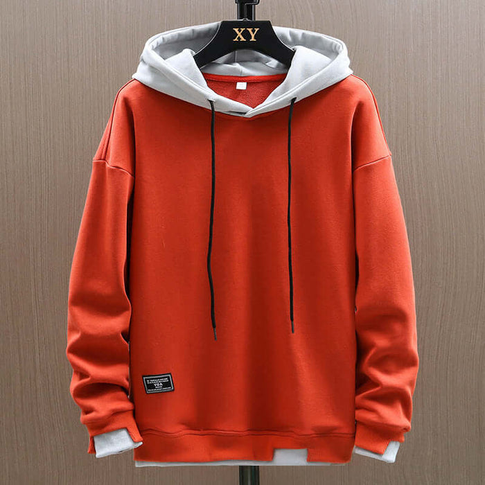 Two-Tone Fleece-Lined Hoodie