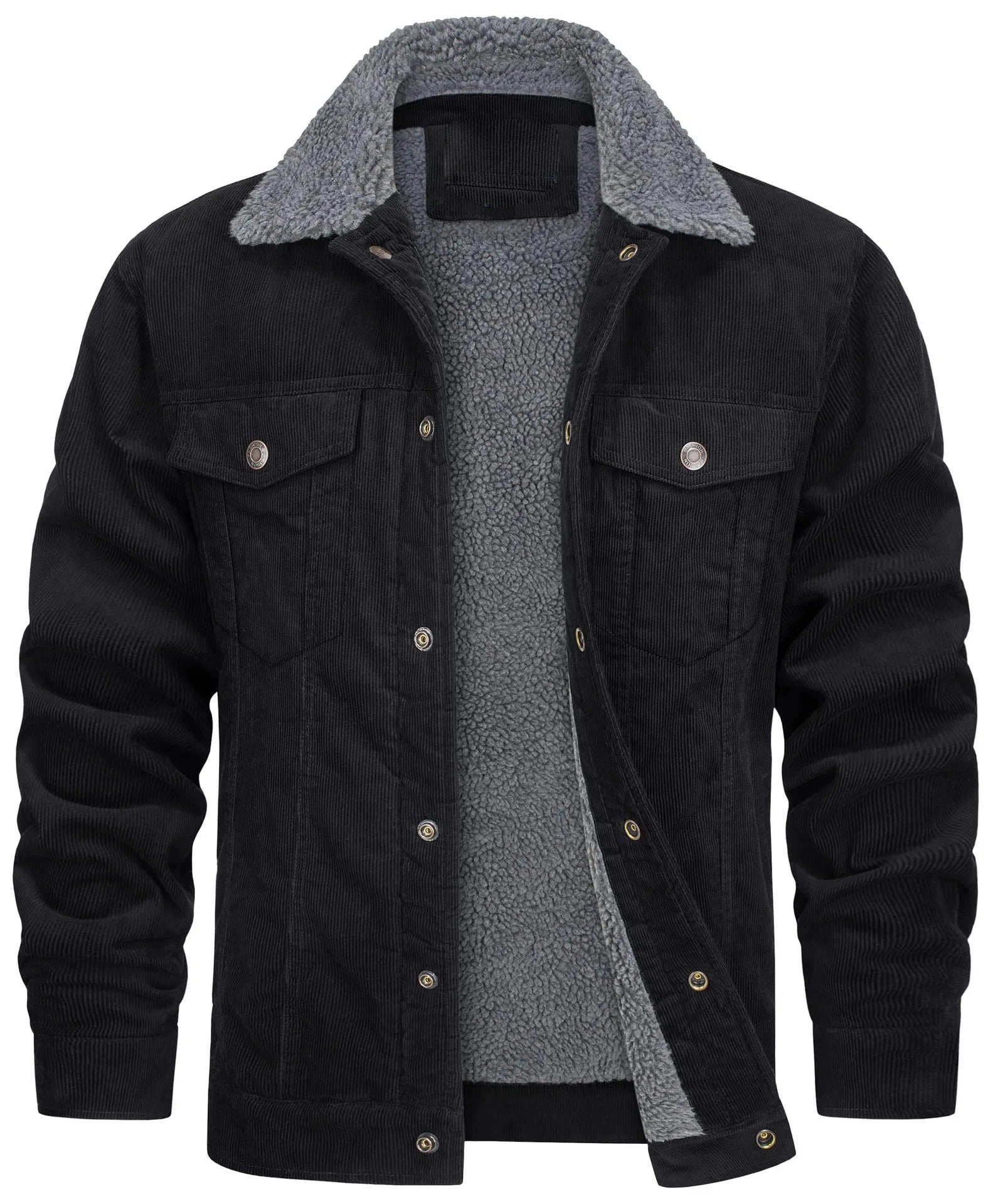 Sherpa Collar Corduroy Jacket