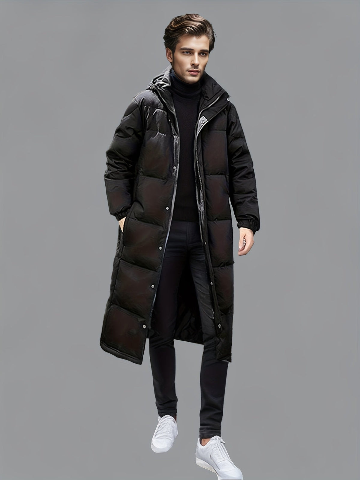 Quilted Hooded Puffer Coat