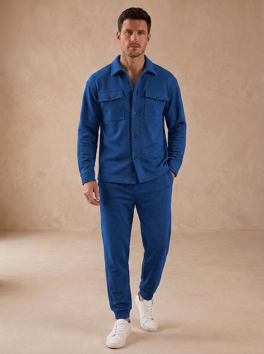Cotton Two-Piece Set Slim Fit Men