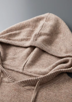 Fine Knit Wool Hoodie