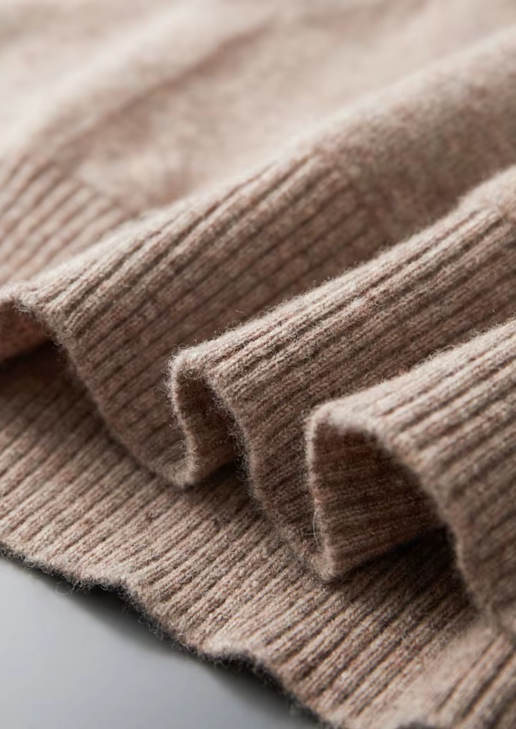 Fine Knit Wool Hoodie