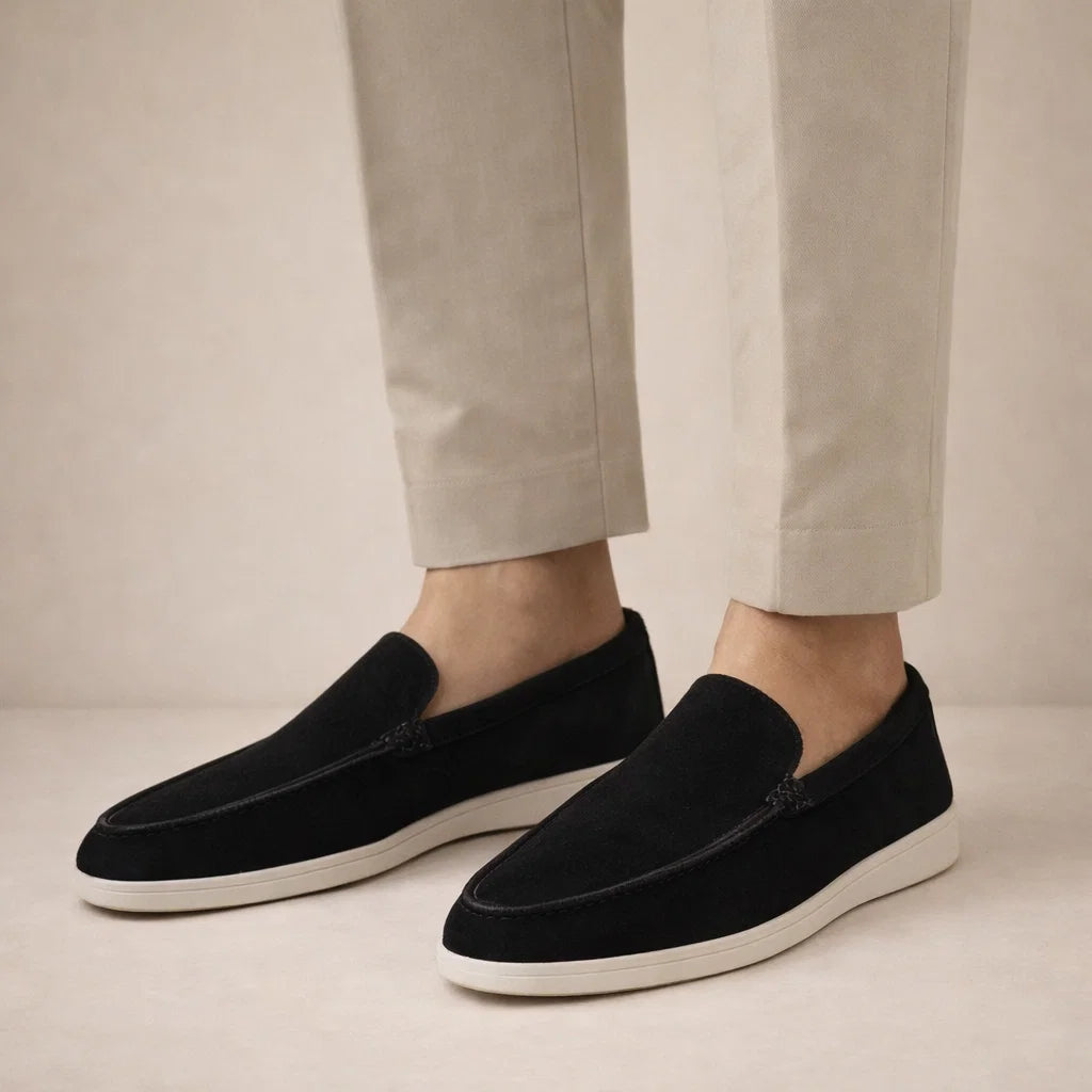 Men's Leather Slip-On Loafers