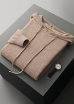 Fine Knit Wool Hoodie