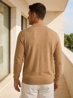 Wool Cardigan Button Front Men