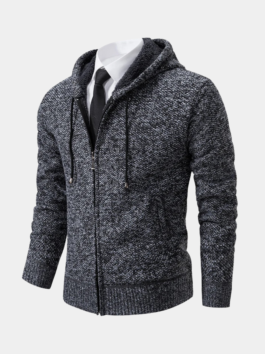 Fleece Zip-Up Cardigan