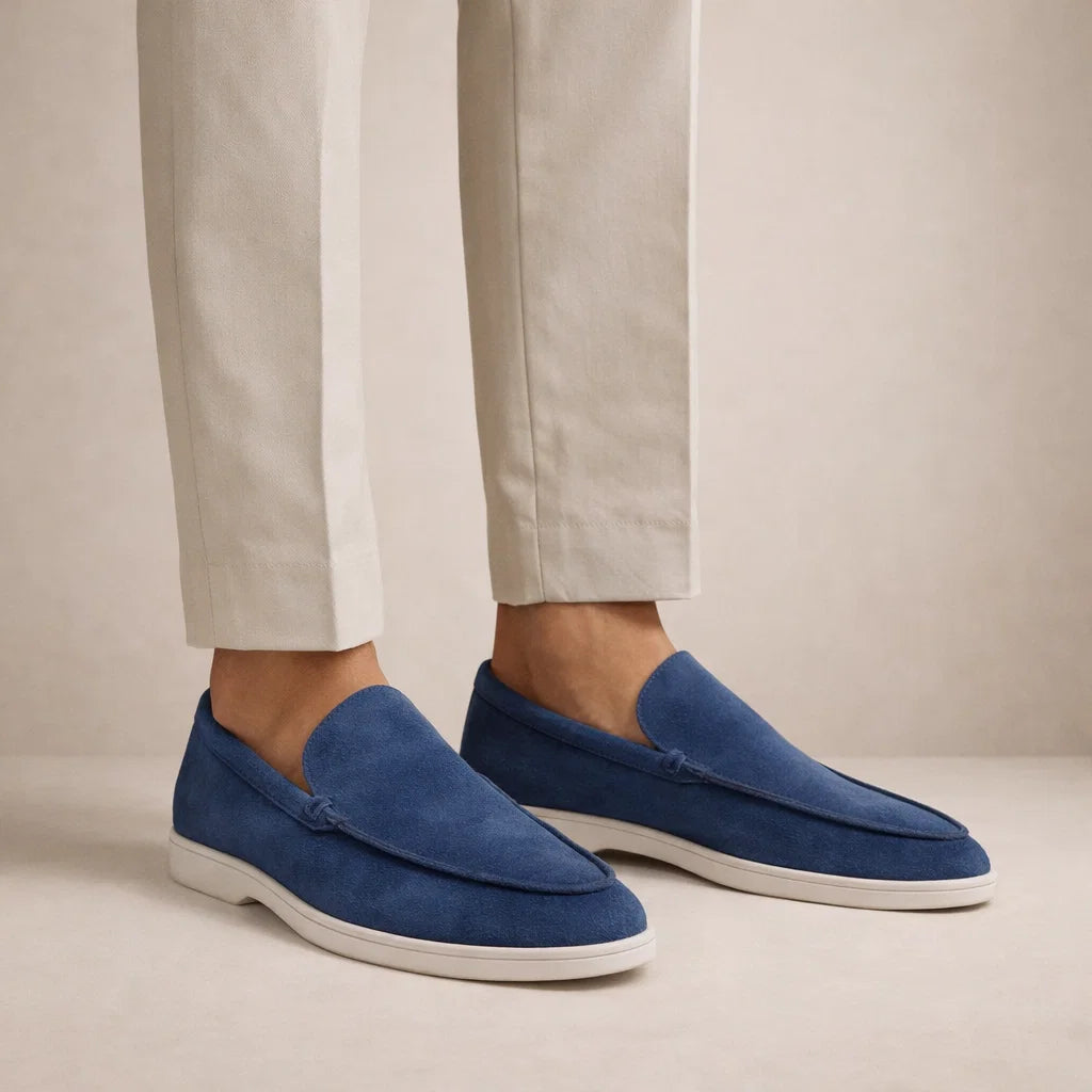 Men's Leather Slip-On Loafers