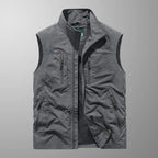 Men's Zip-Up Stand Collar Vest
