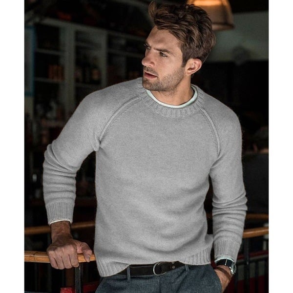 Men's Crew Neck Knit Sweater