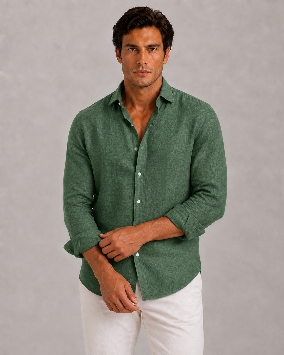 Men's Linen Casual Shirt