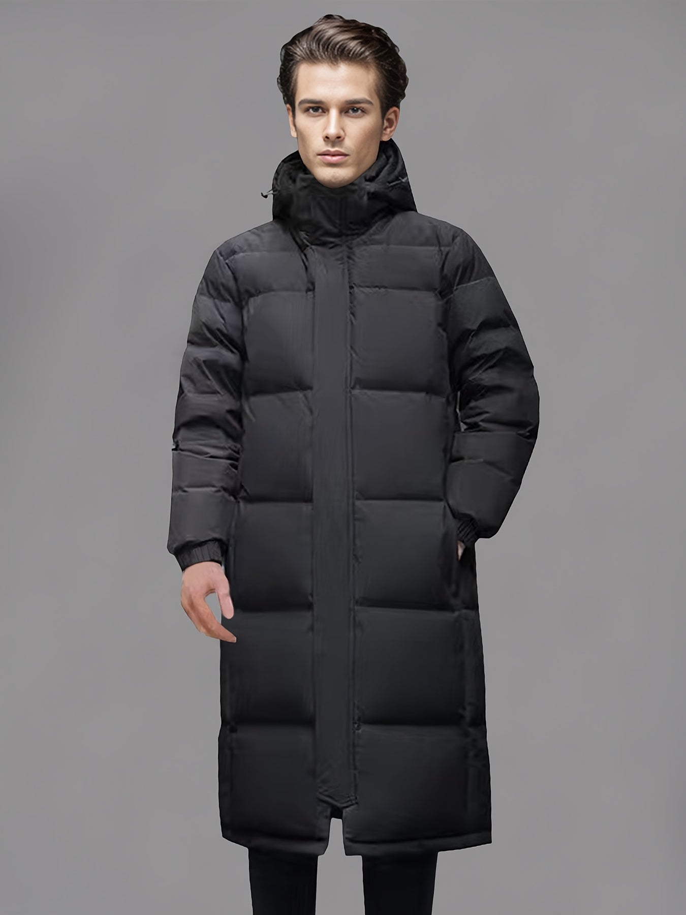Quilted Hooded Puffer Coat