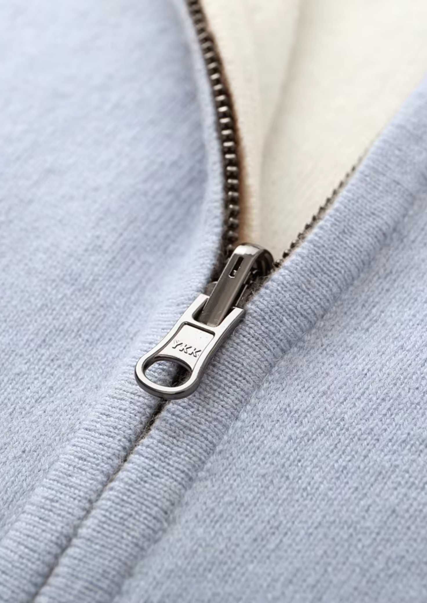 Fine Knit Wool Zip Cardigan