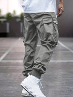 Men’s Cuffed Ankle Cargo Jogger Pants