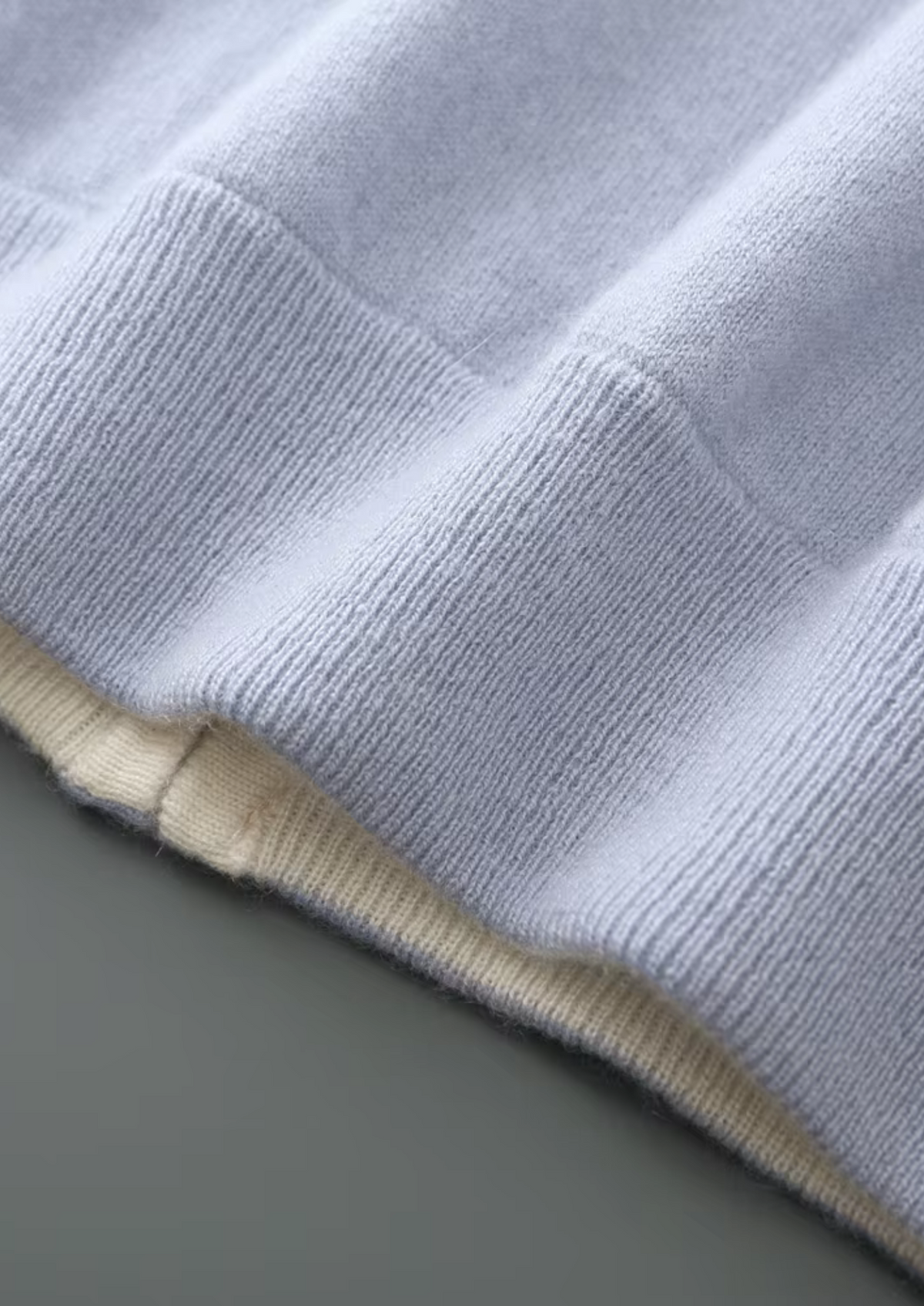 Fine Knit Wool Zip Cardigan