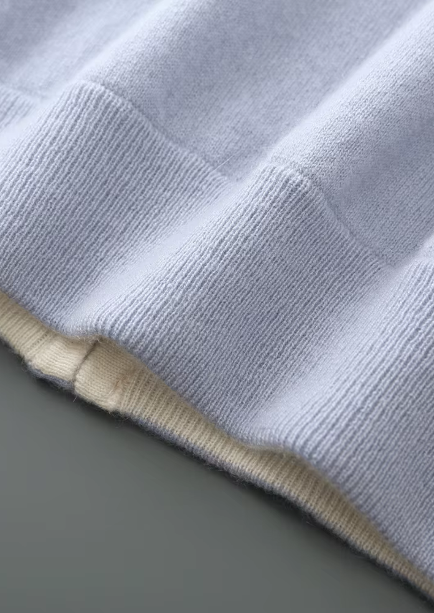 Fine Knit Wool Zip Cardigan
