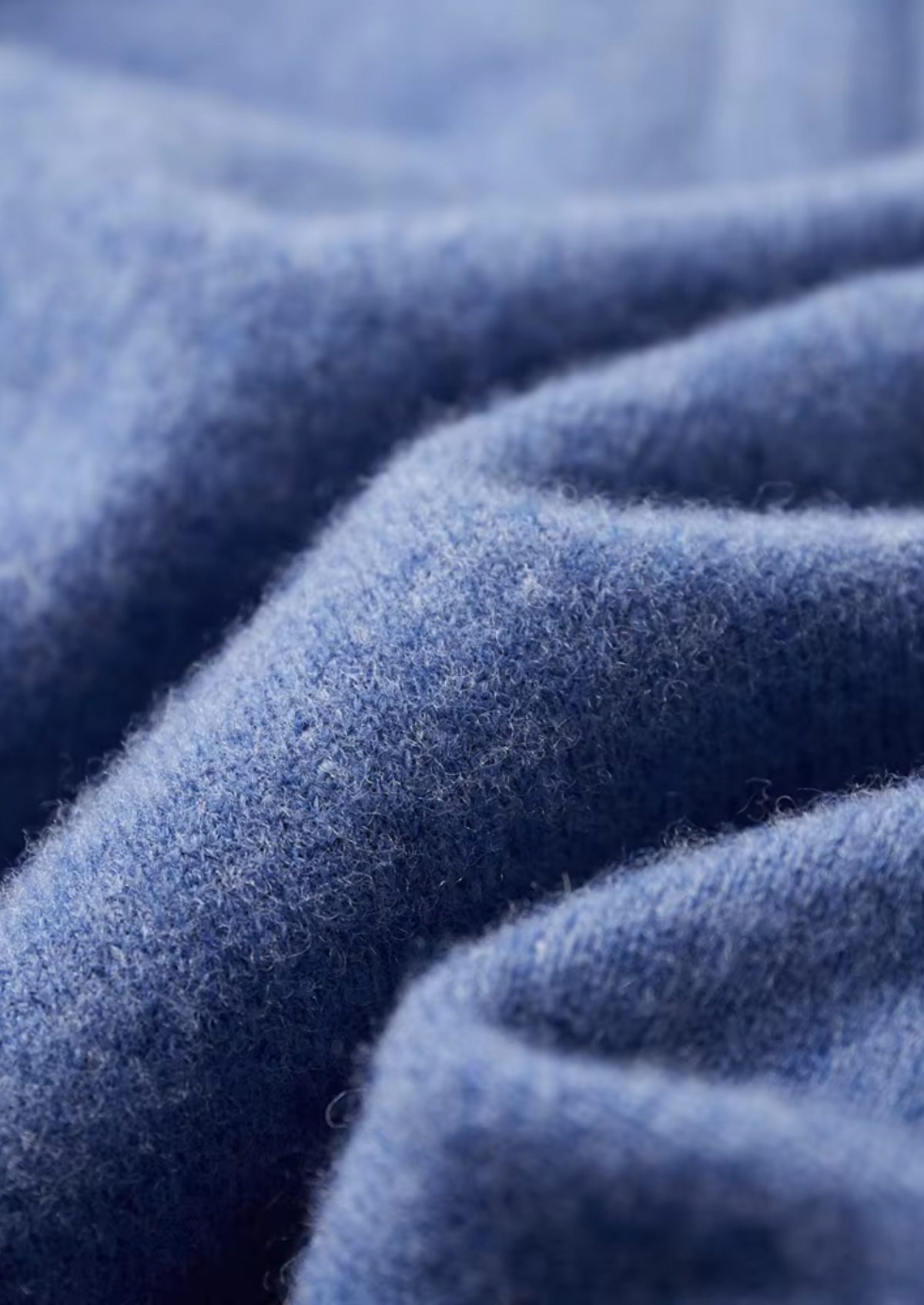 Fine Knit Wool Half Zip Polo