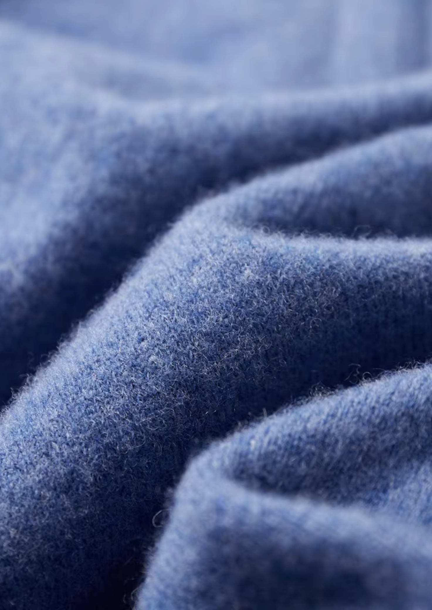 Fine Knit Wool Half Zip Polo