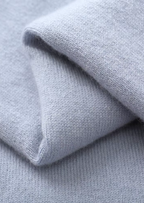 Fine Knit Wool Zip Cardigan