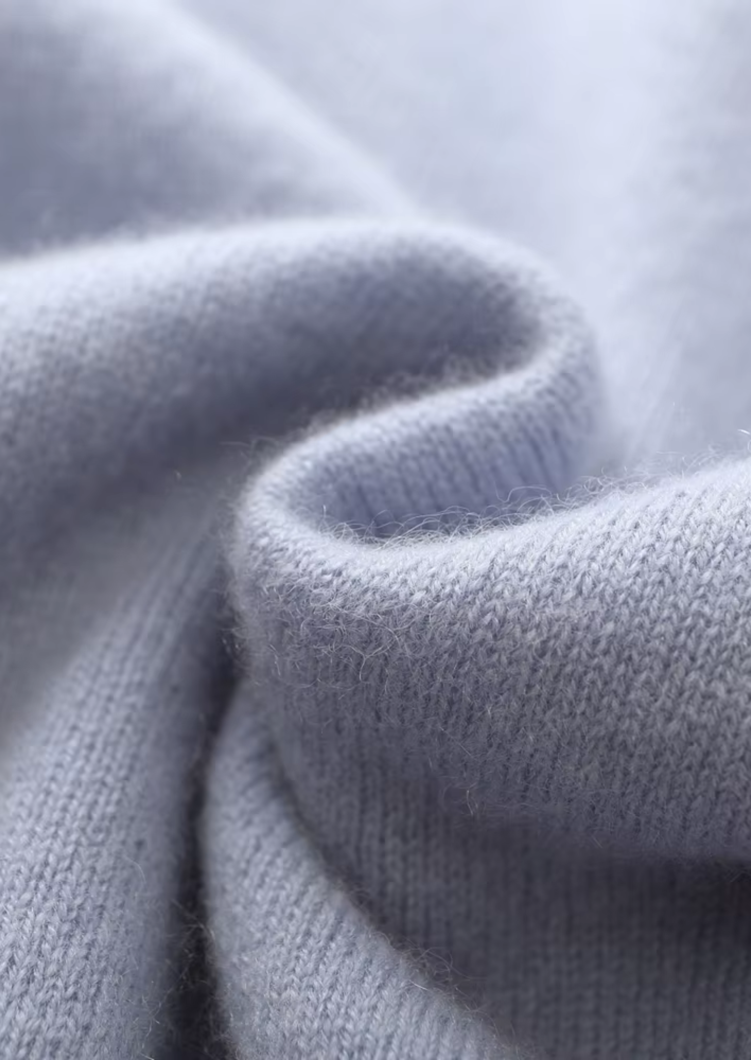Fine Knit Wool Zip Cardigan
