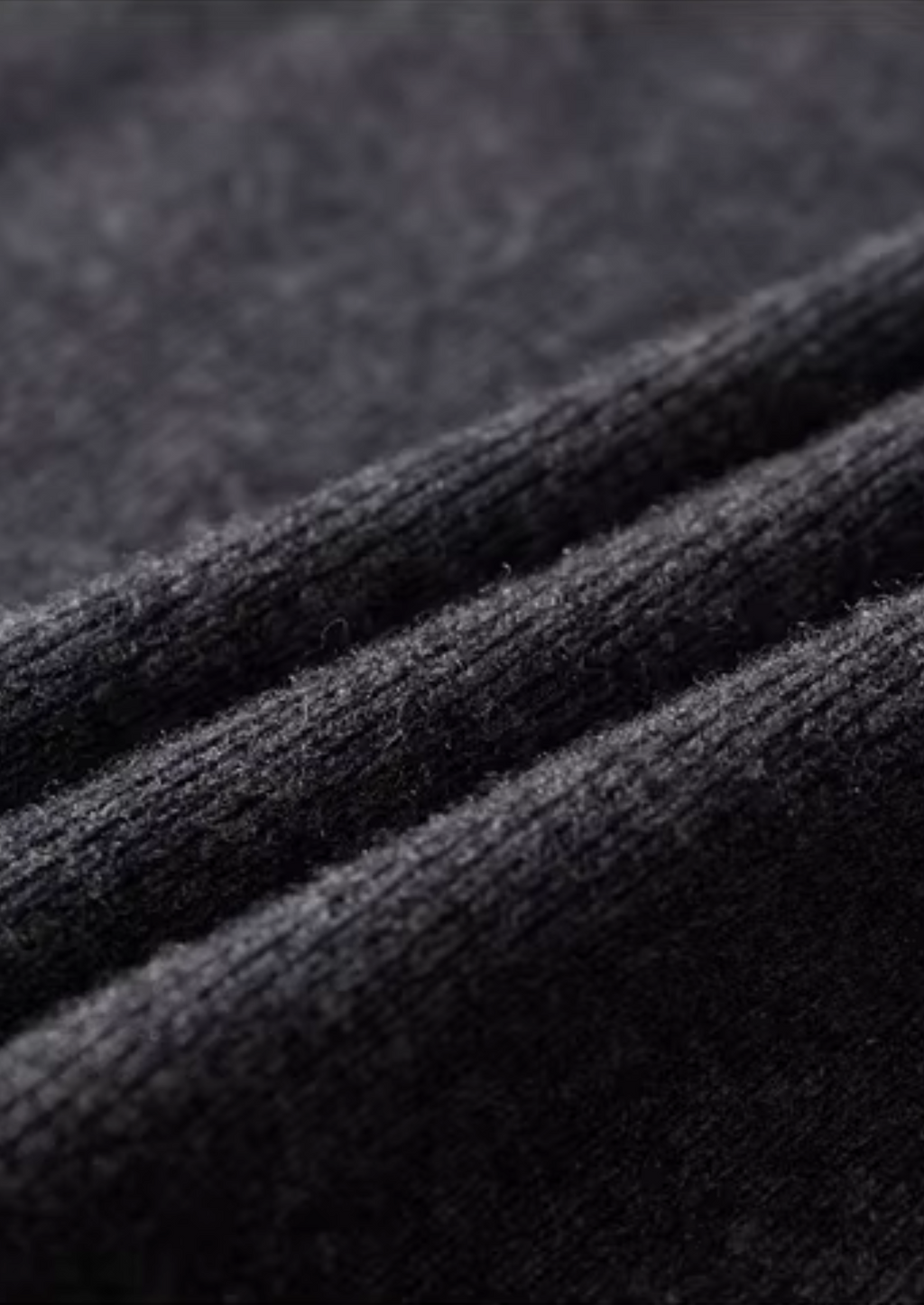 Ribbed Wool Polo Cardigan