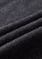 Ribbed Wool Polo Cardigan