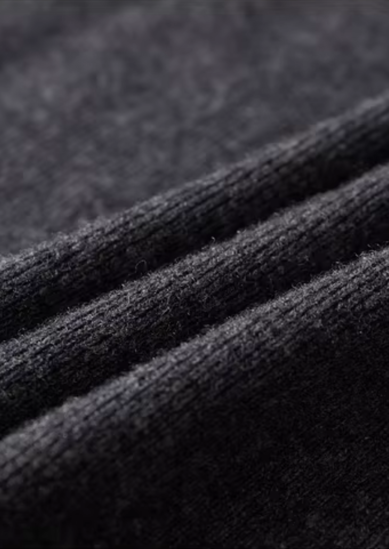 Ribbed Wool Polo Cardigan