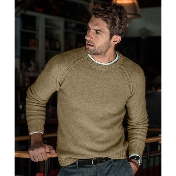 Men's Crew Neck Knit Sweater