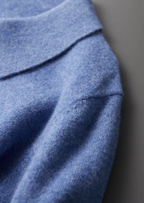 Fine Knit Wool Half Zip Polo