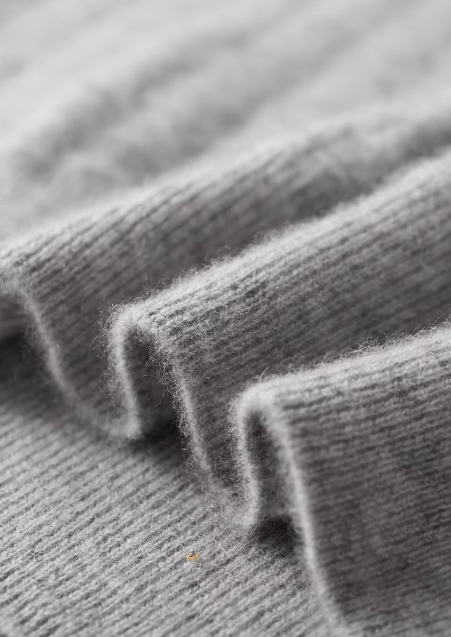 Textured Wool Mock Neck Sweater