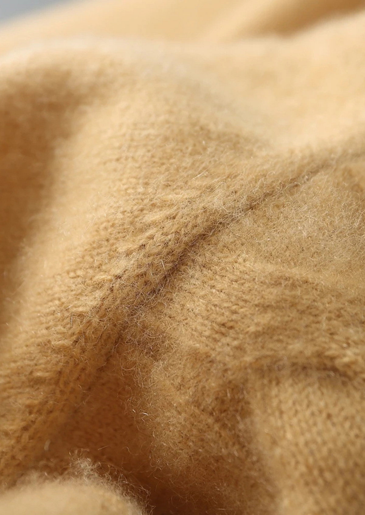 Cable Knit Wool Crewneck