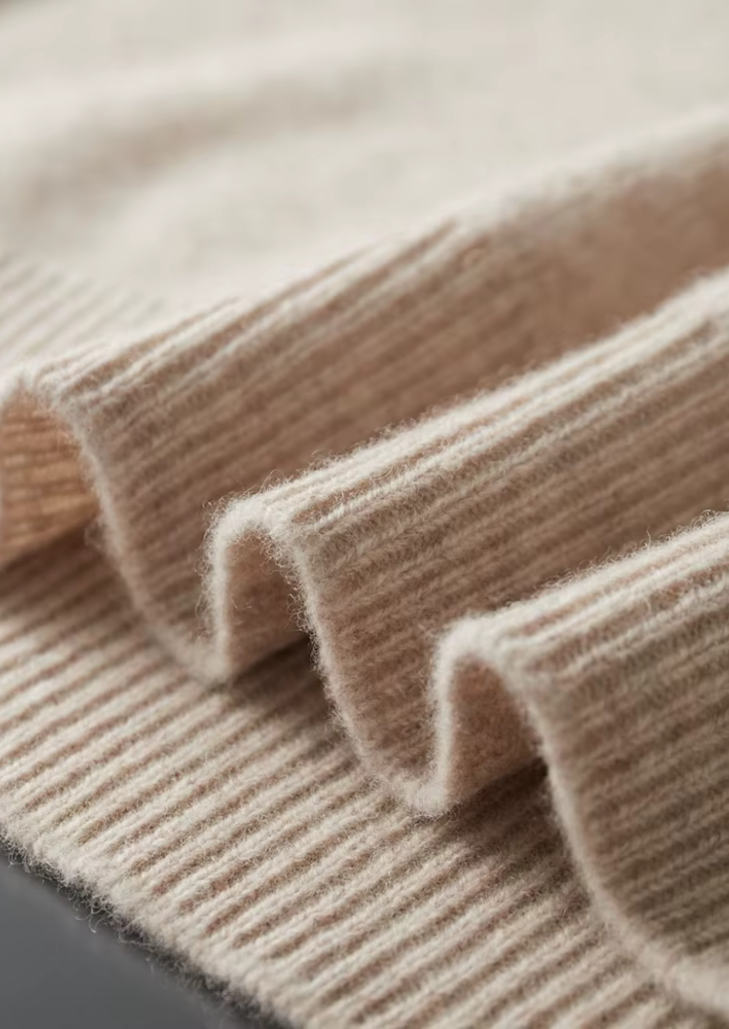 100% Cashmere Button-Up Hoodie