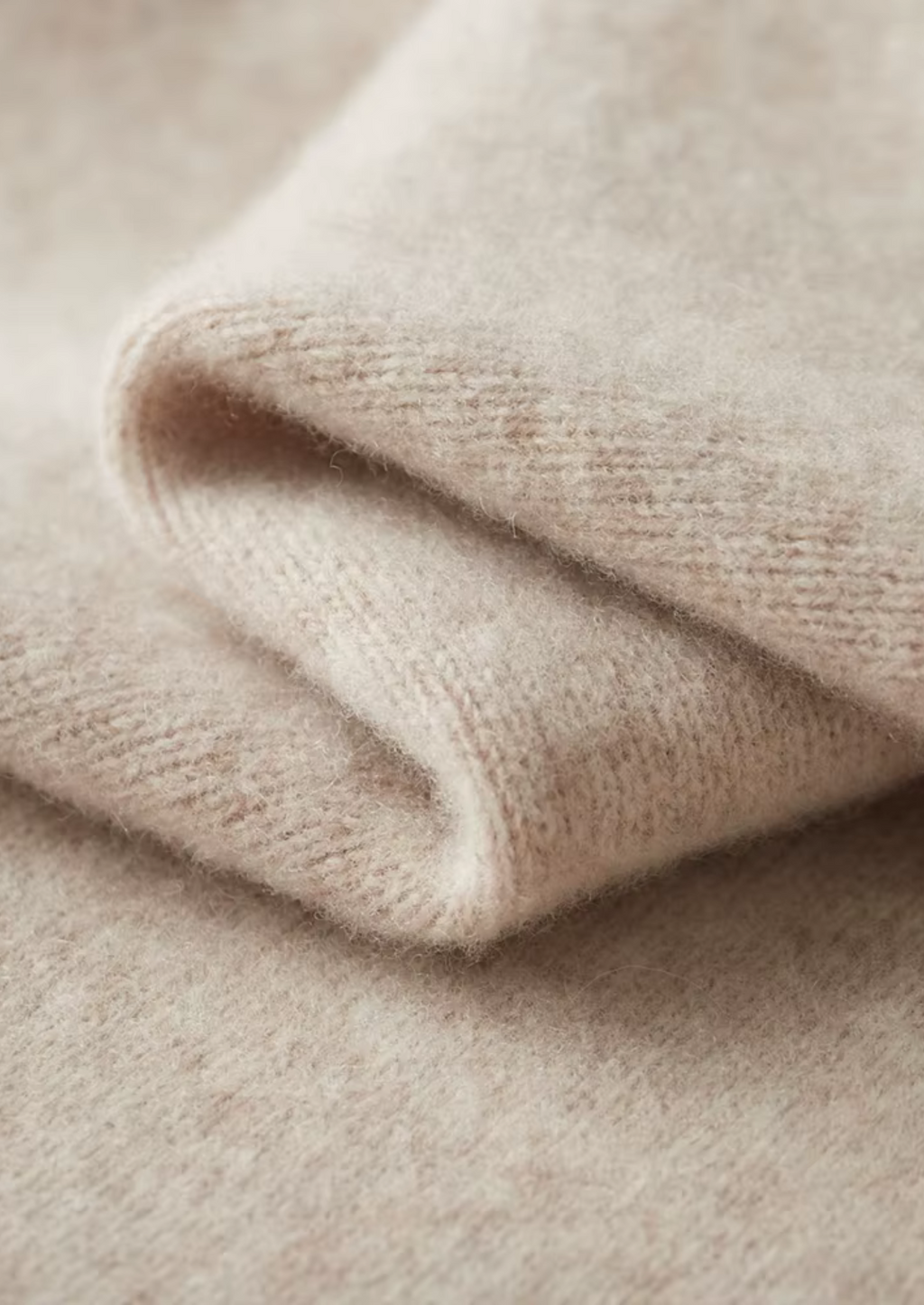 100% Cashmere Button-Up Hoodie