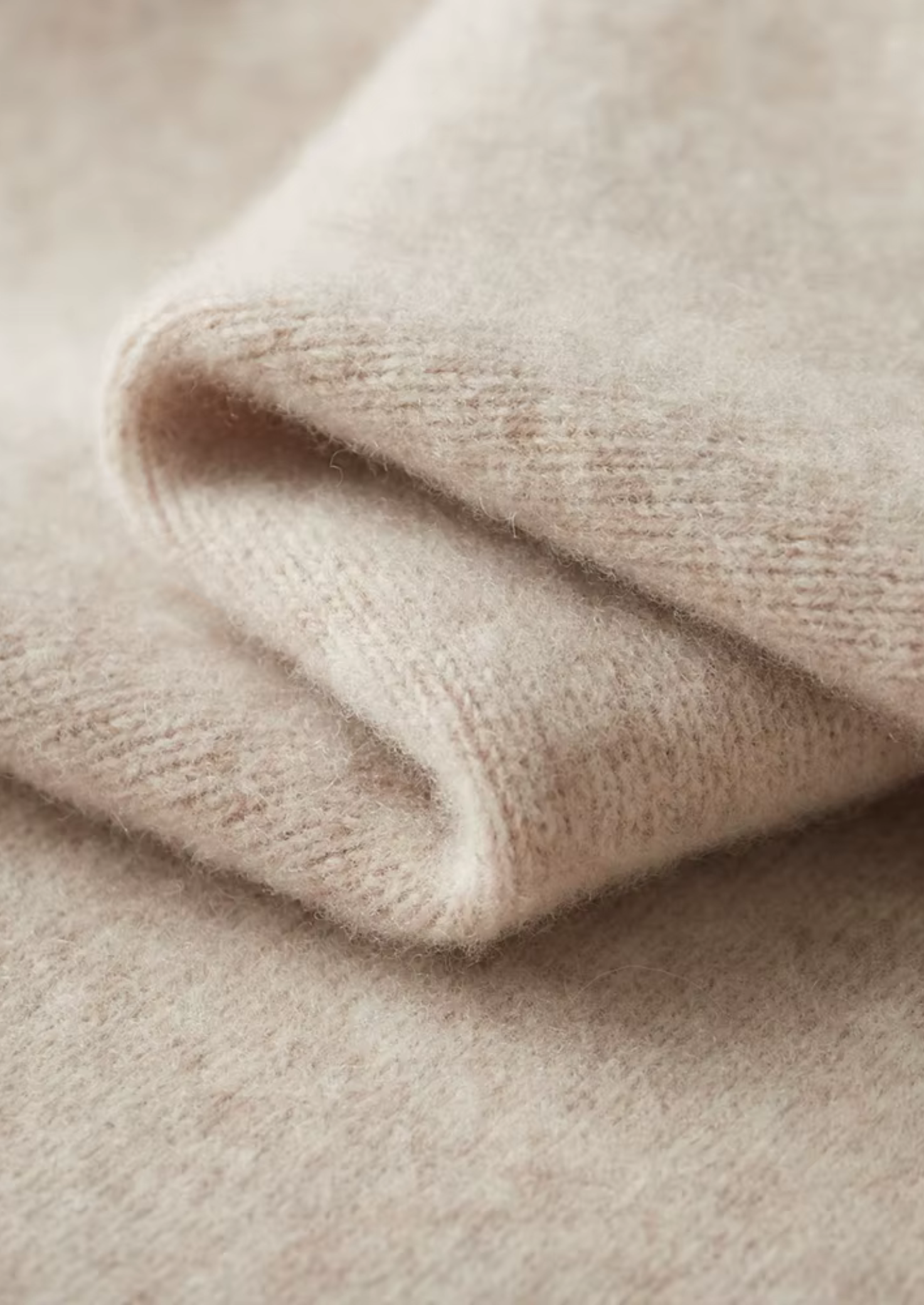100% Cashmere Button-Up Hoodie