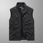 Men's Zip-Up Stand Collar Vest