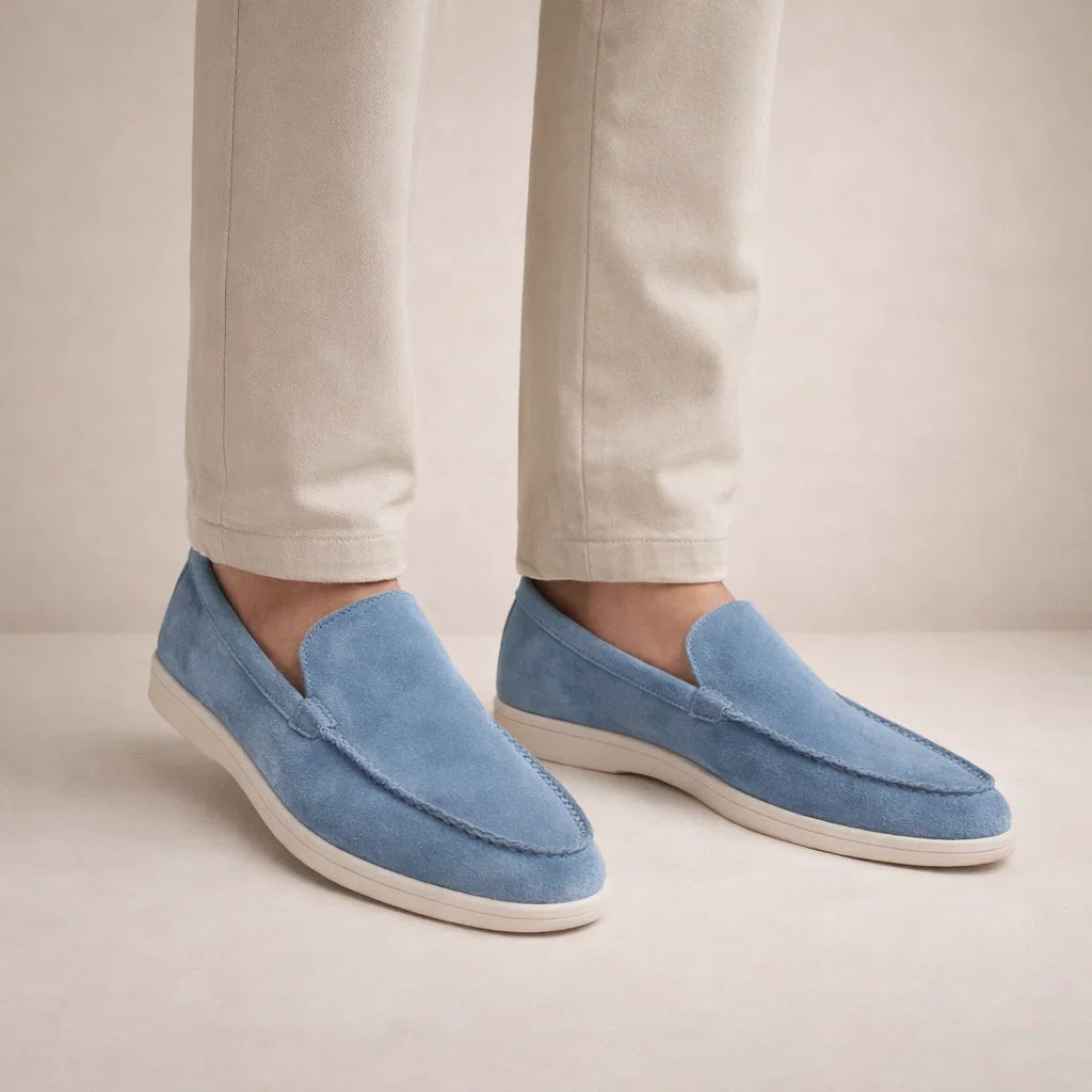 Men's Leather Slip-On Loafers