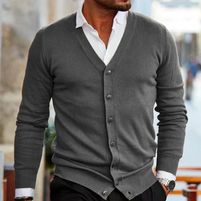 Men's Button-Down Cardigan