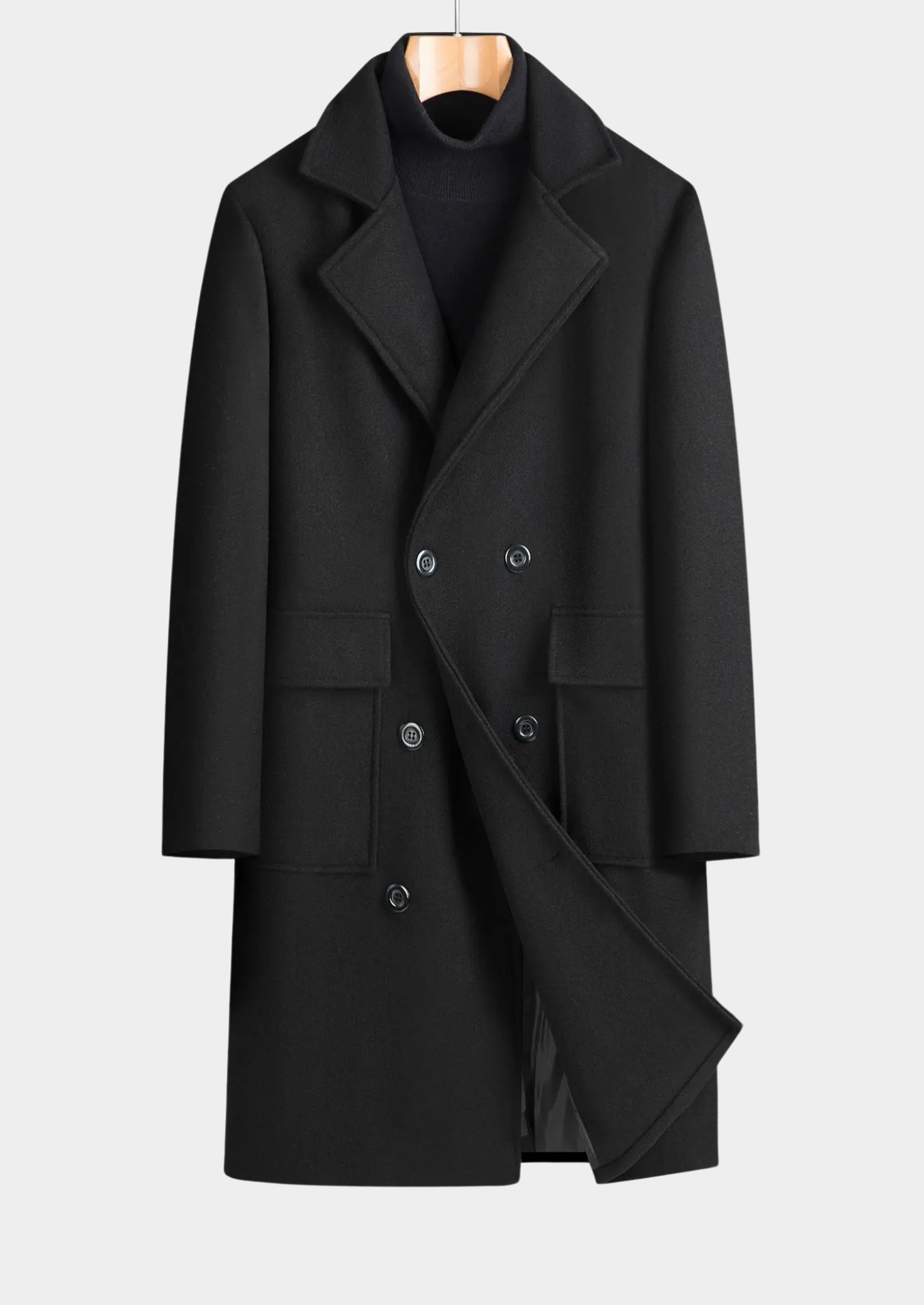Wool Blend Gentleman Coat
