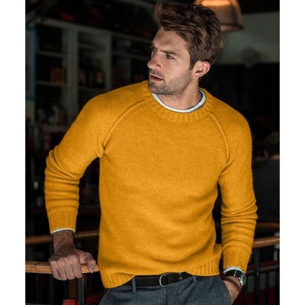 Men's Crew Neck Knit Sweater