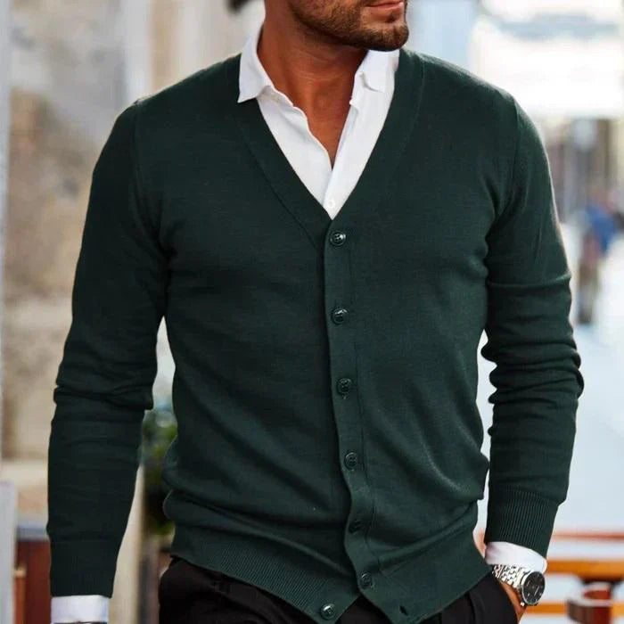 Men's Button-Down Cardigan