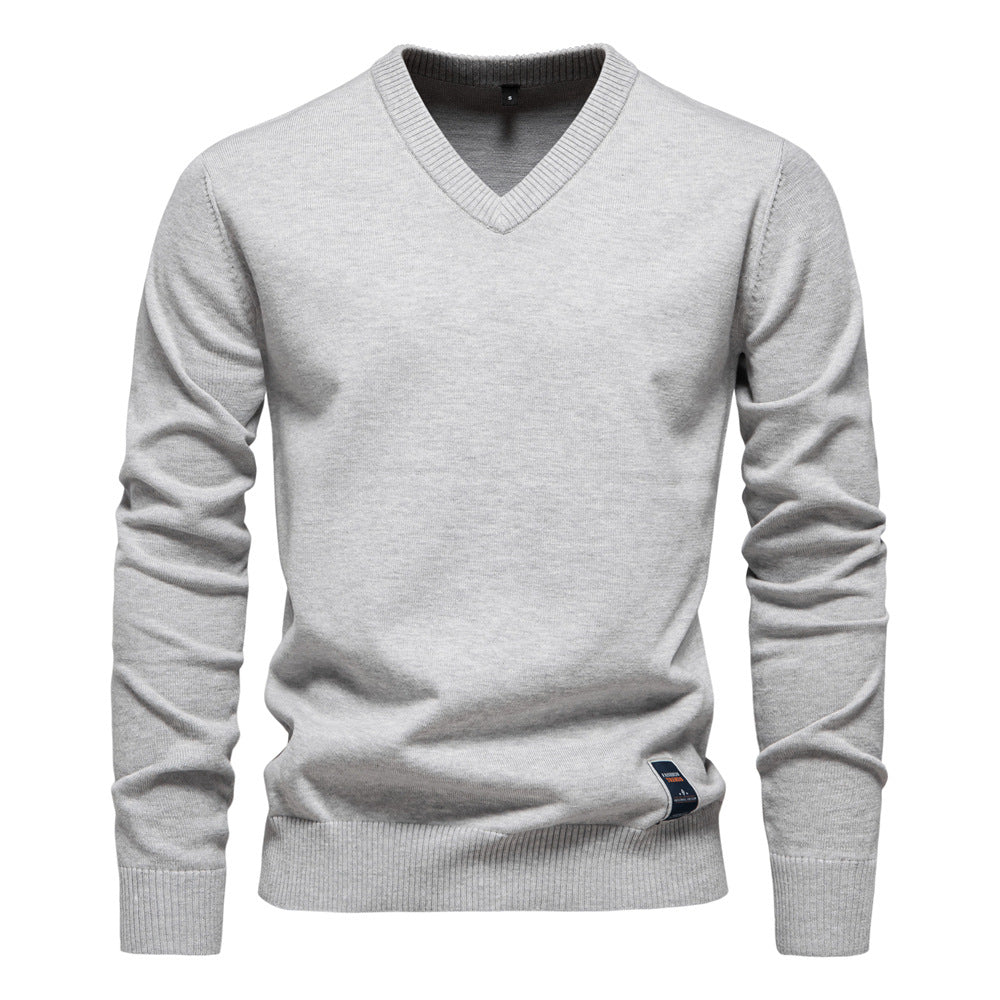 Wool V-Neck Sweater