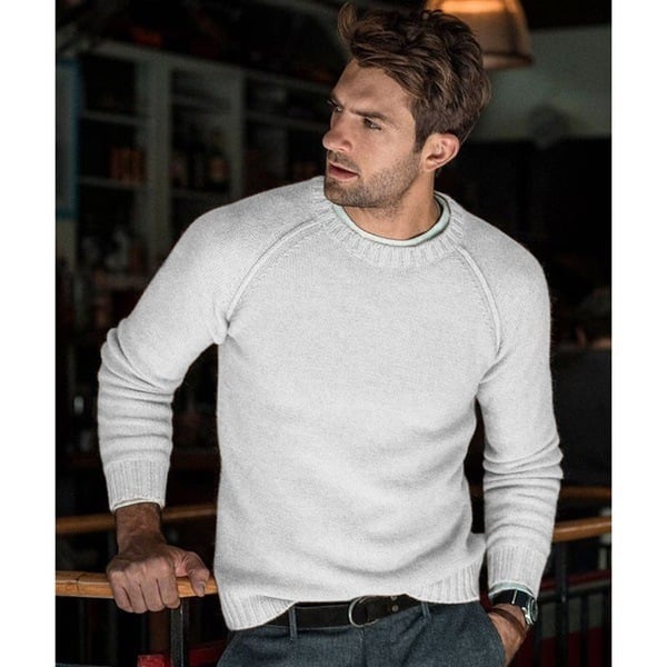 Men's Crew Neck Knit Sweater