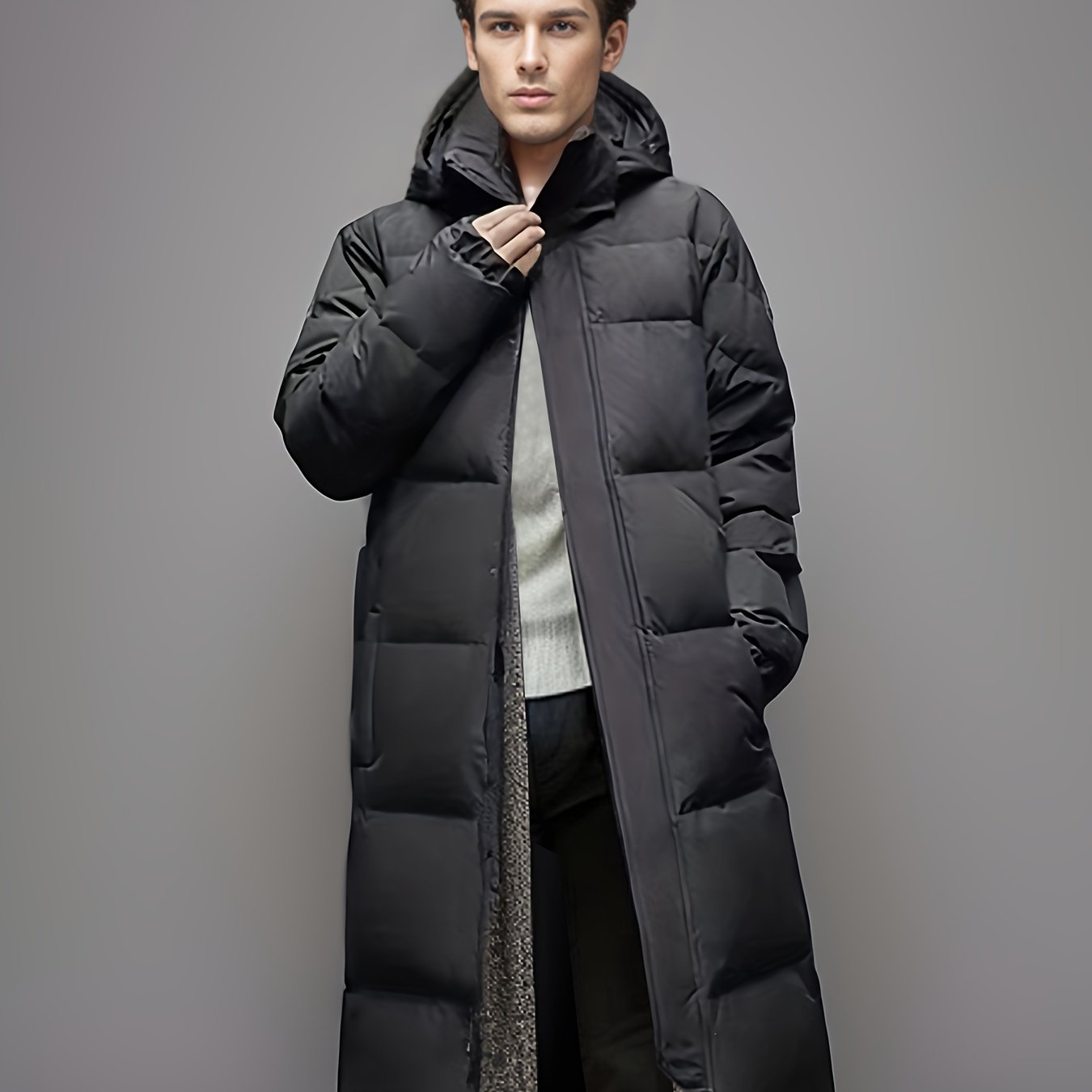 Quilted Hooded Puffer Coat