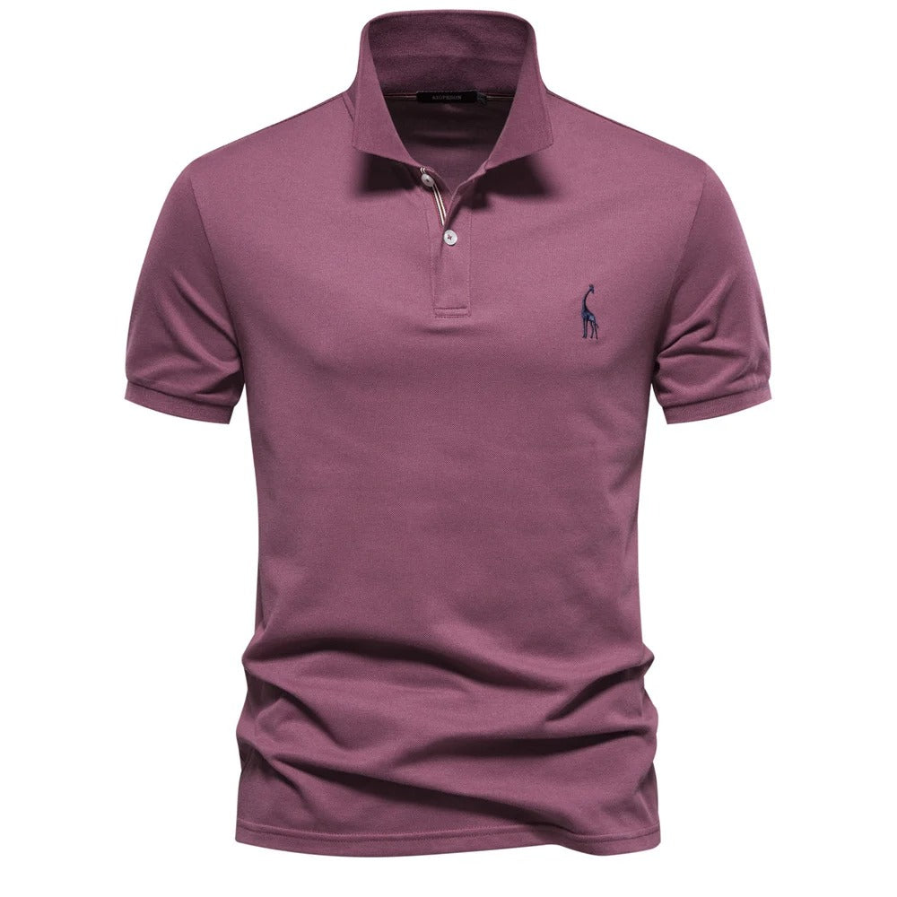 Men's Embroidered Classic Polo Shirt