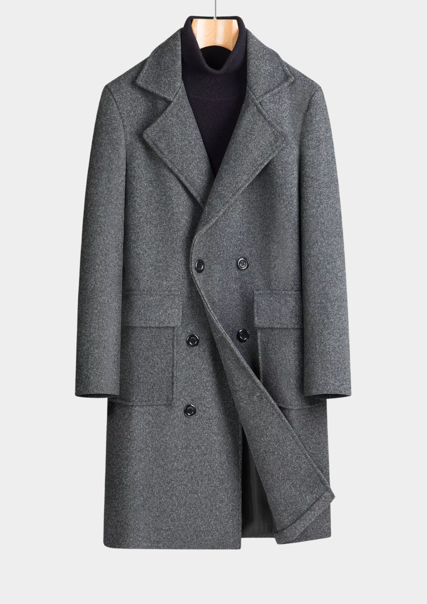 Wool Blend Gentleman Coat