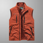 Men's Zip-Up Stand Collar Vest