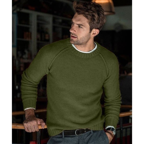 Men's Crew Neck Knit Sweater
