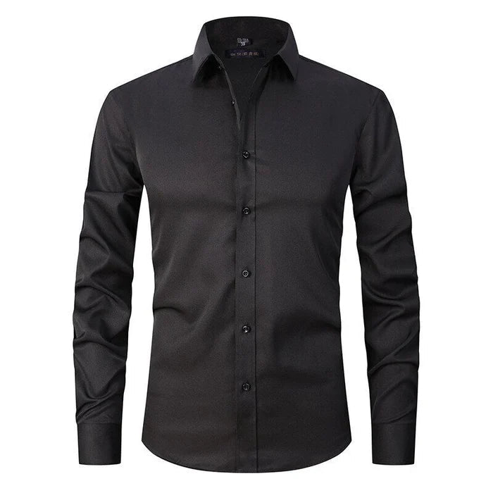 Men's Button-Down Long-Sleeved Shirt