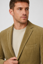 Men's Corduroy Blazer – Classic Tailored Smart Casual Jacket